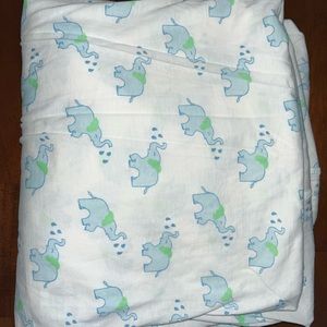 TBBC Sleep Tight Sheet Set Ebullient Elephant Print with Extra Pillowcase